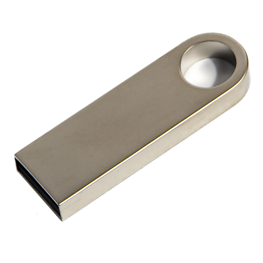 USB flash-карта SMART (8Гб), серебристая, 3,9х1,2х0,4 см, металл, серебристый-0