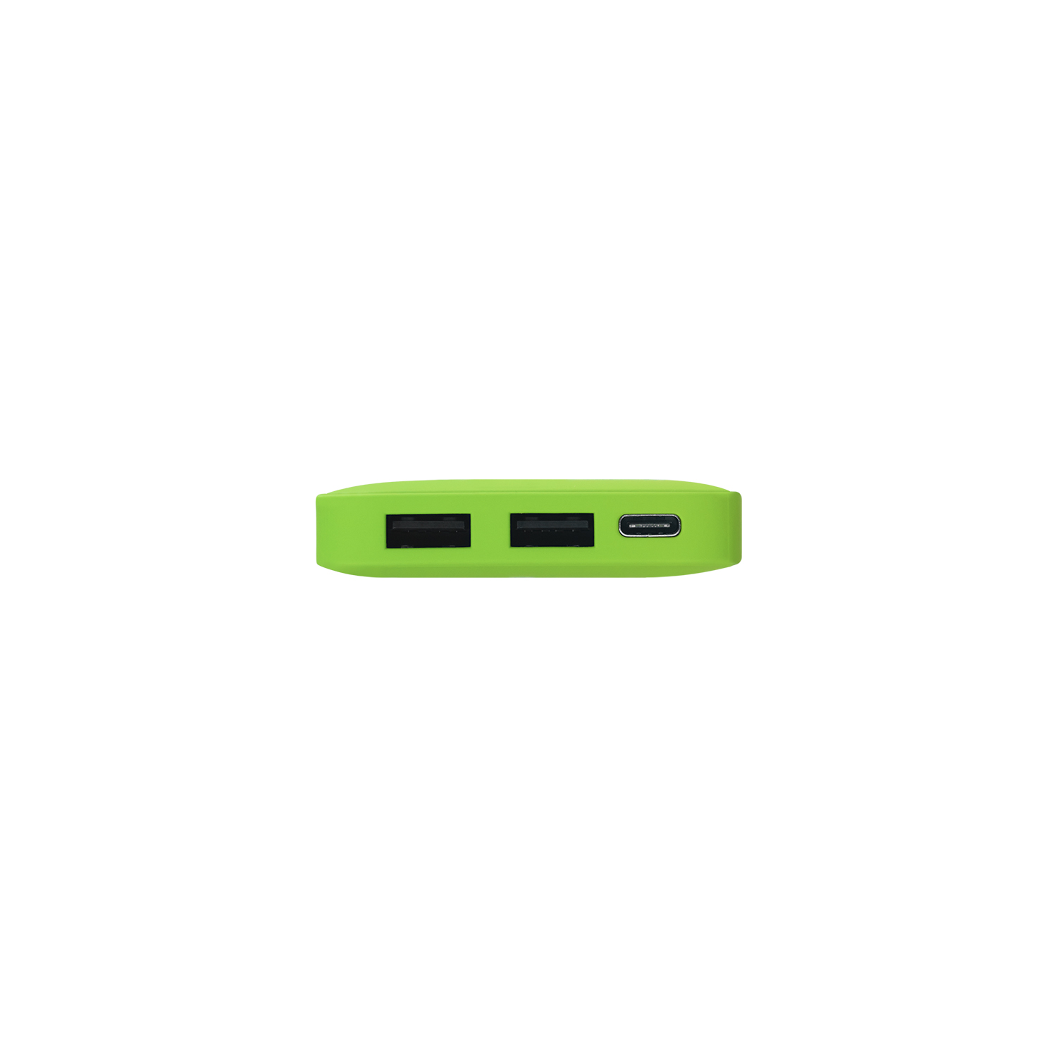 Внешний аккумулятор с подсветкой Анкор (Ancor) 5000 mAh, салатовый-5