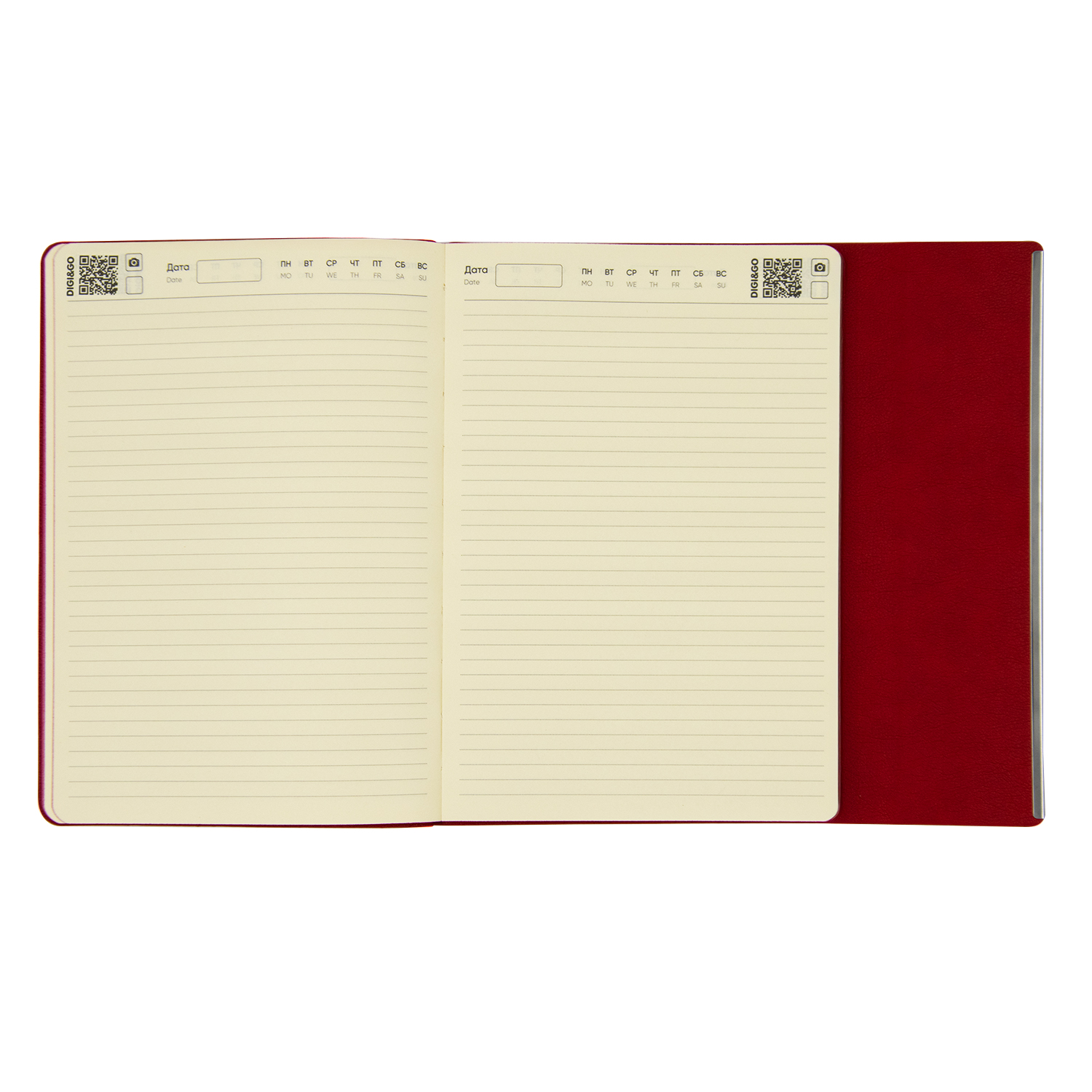 Ежедневник Bplanner.03 pro (красный)-5