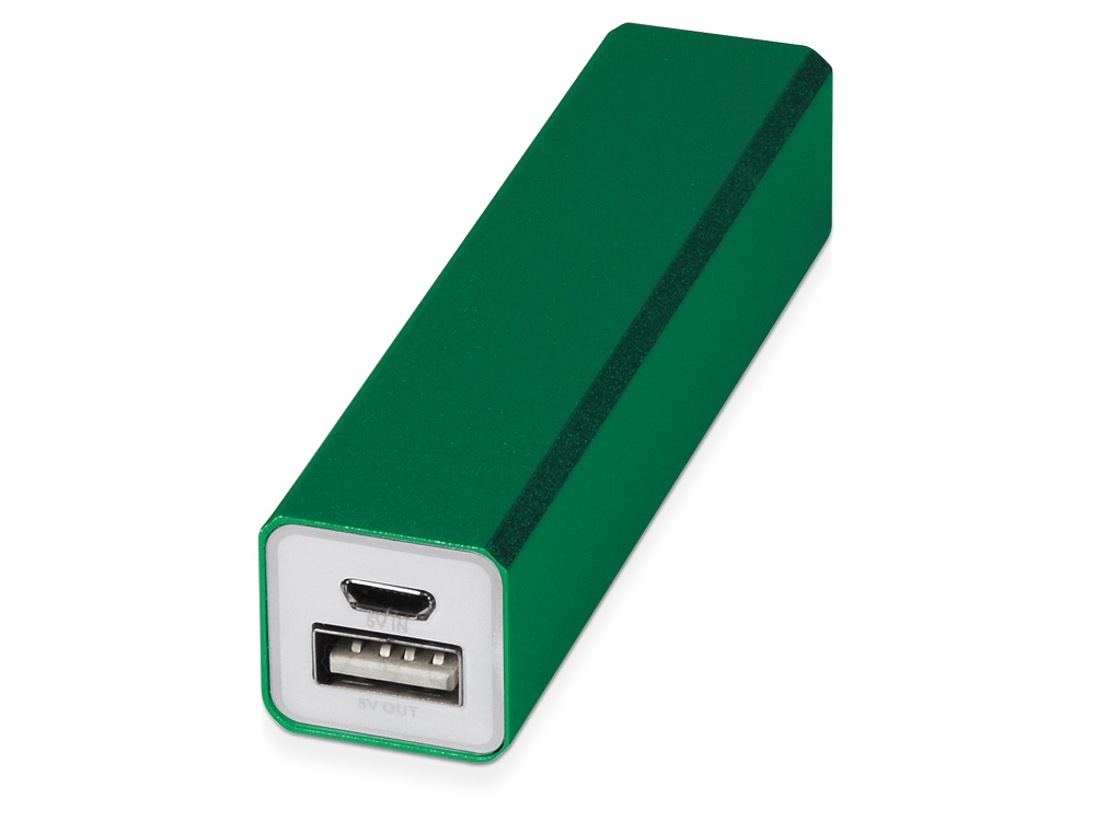 Портативное зарядное устройство Брадуэлл, 2200 mAh, зеленый-0