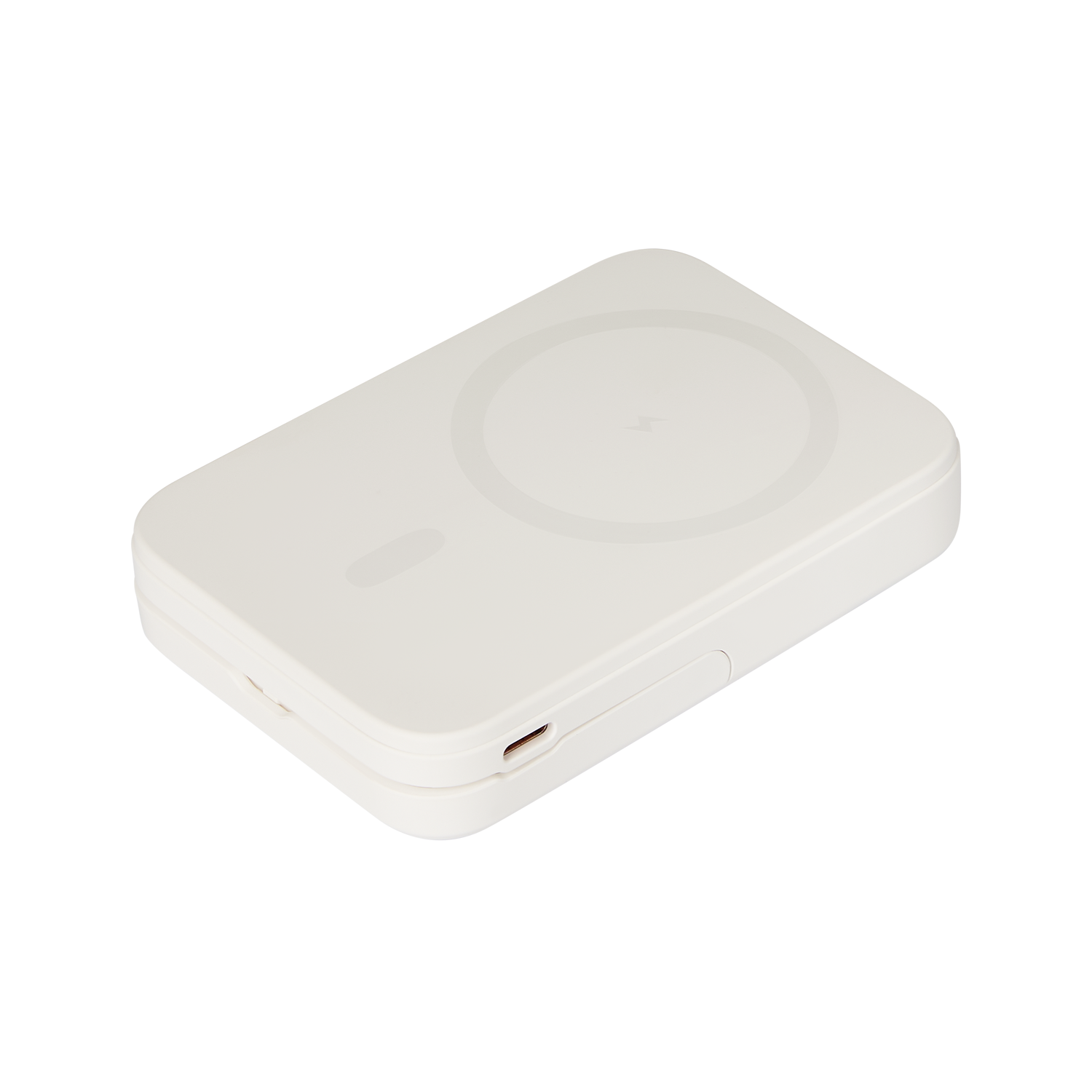 Внешний аккумулятор Юнион PD (Union PD) 10000mAh с функцией беспроводной зарядки 15W, белый-0