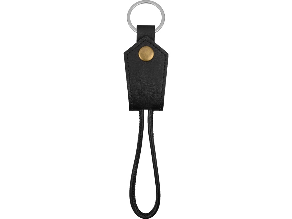 Кабель-брелок USB-MicroUSB Pelle, черный-4