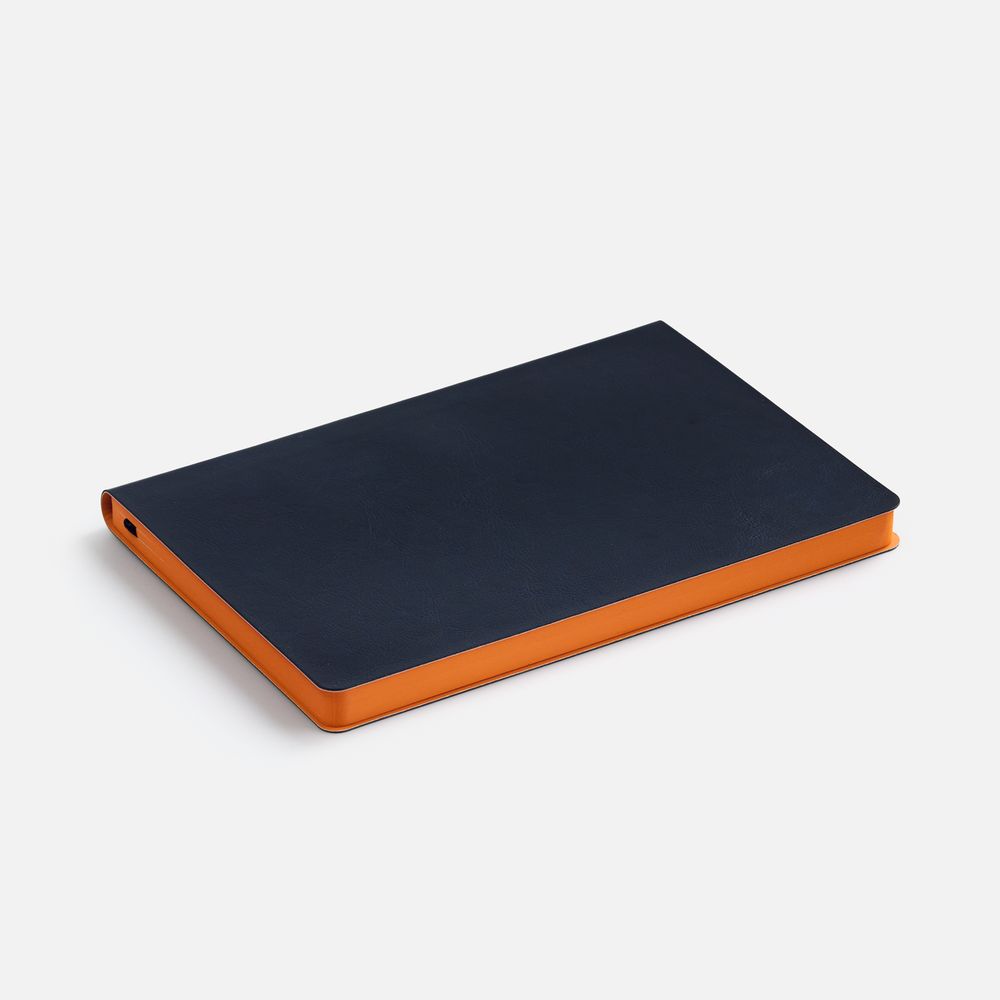 Набор Doppio, синий с оранжевым-1