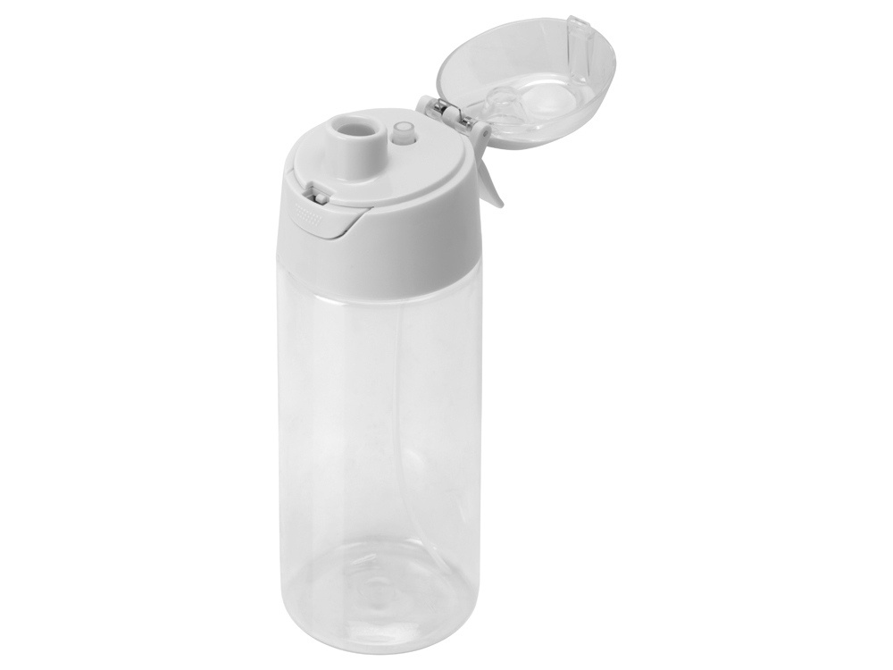 Спортивная бутылка с пульверизатором Spray, 600мл, Waterline, белый-1