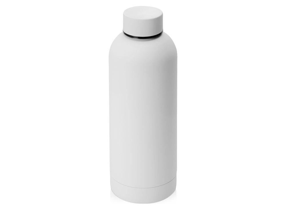 Вакуумная термобутылка Cask Waterline, soft touch, 500 мл, белый-1