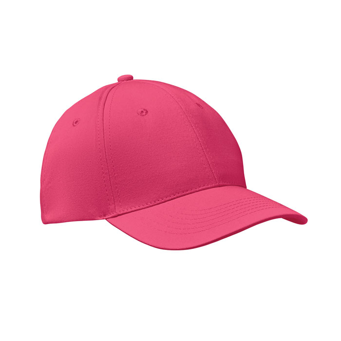 6 panels baseball cap, фуксия-0
