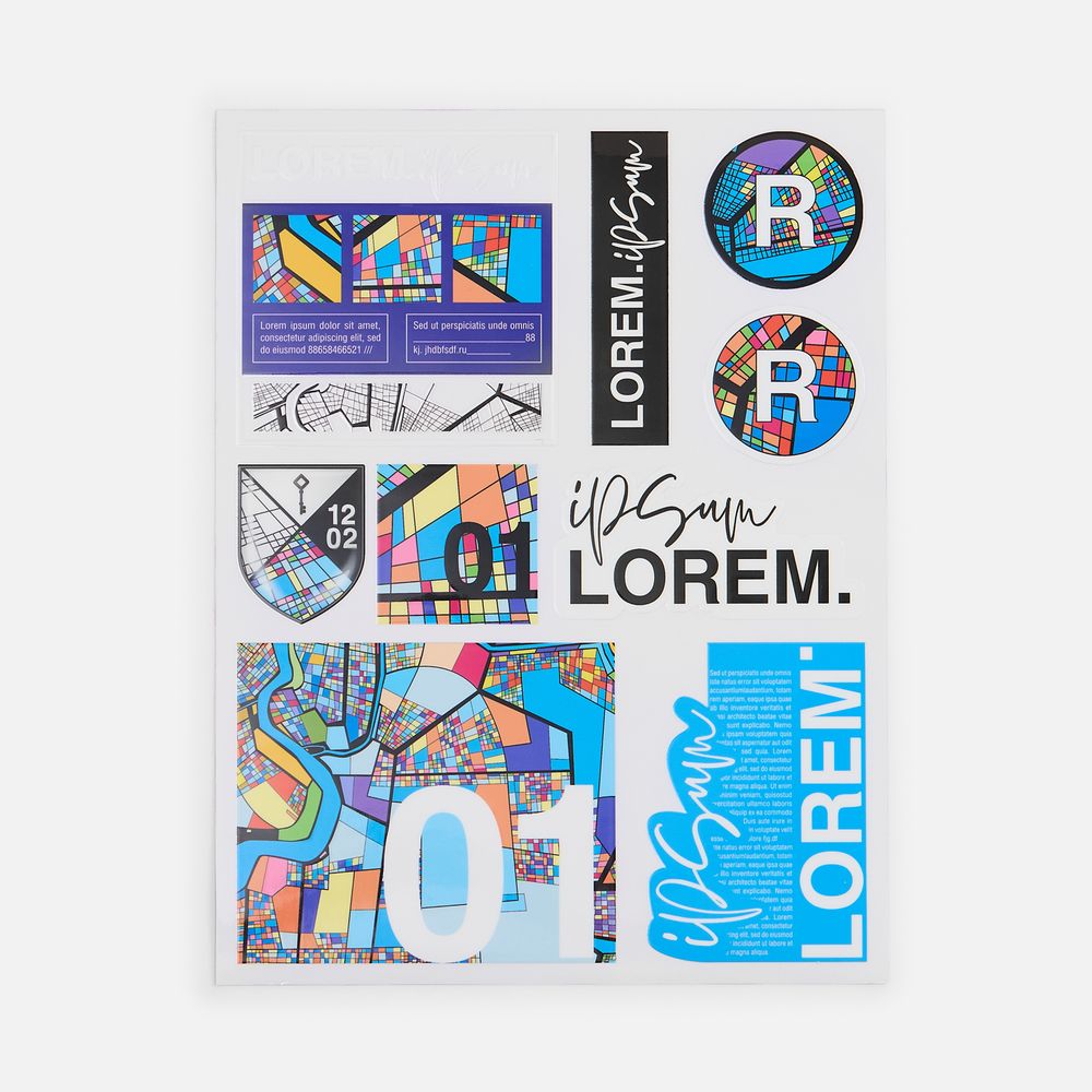 Наклейки UV-DTF Sticker Pack на заказ, L-0