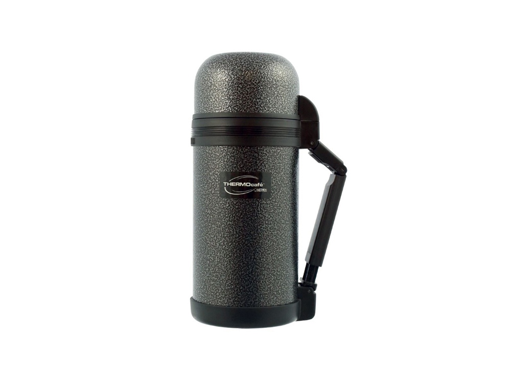 Термос из нерж. стали тм ThermoCafe HAMMP-1200-HT, 1.2L, серый-0