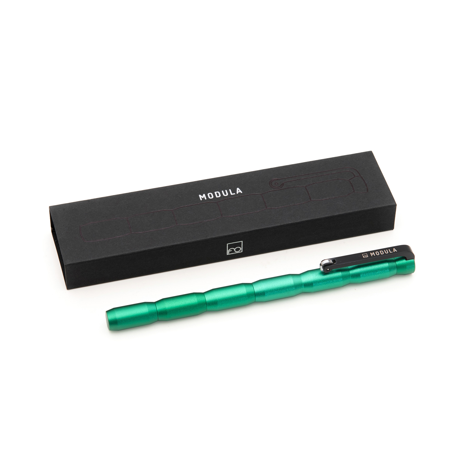 Шариковая ручка+карандаш Pininfarina Modula Green-4