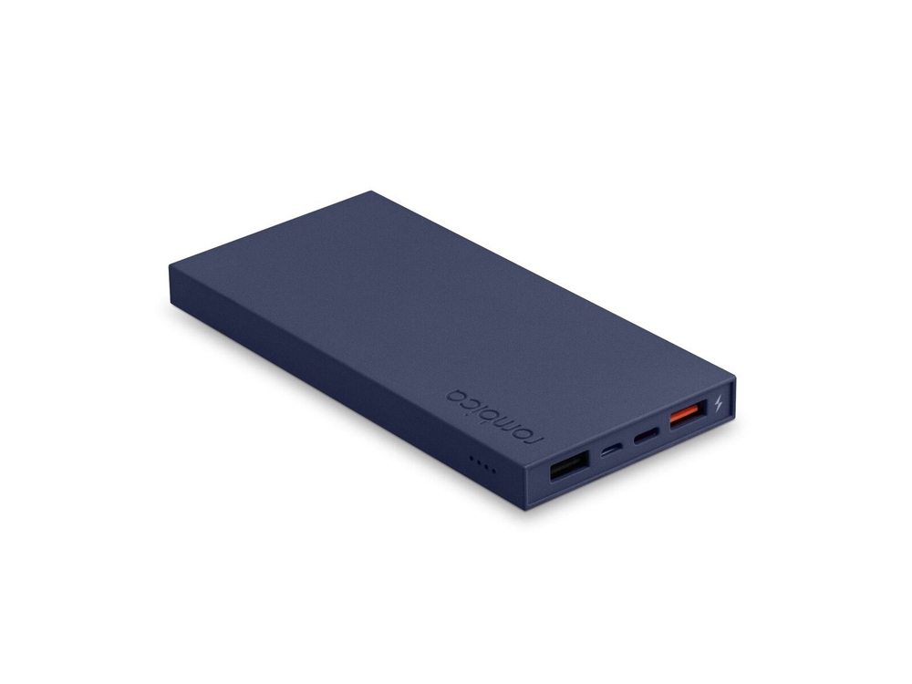 Внешний аккумулятор Rombica NEO ARIA Sienna, 10000мАч, Soft-touch, PD, QCharge, Type-C, охра/синий-1