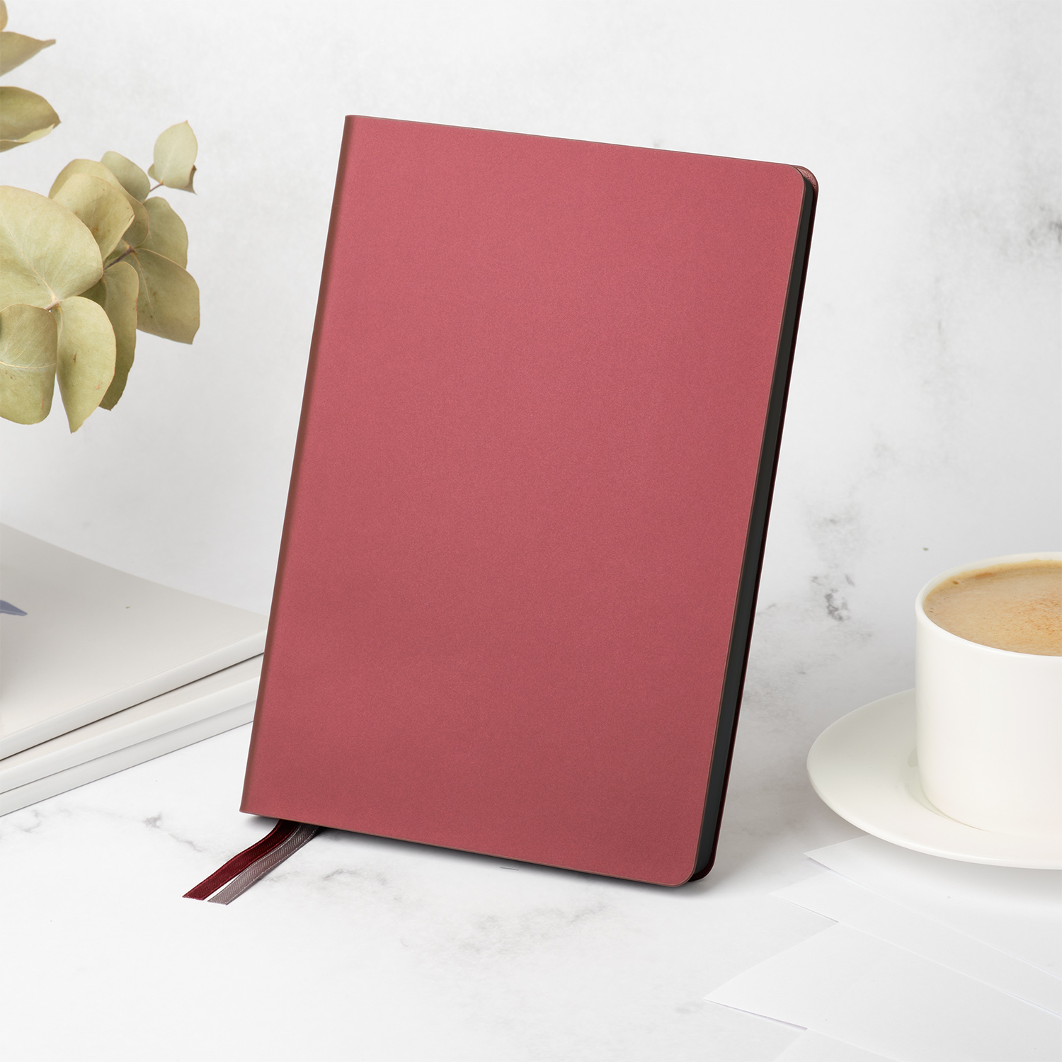 Ежедневник Мун Ривер (Moon River) недатированный, бургунди (без упаковки, без стикера)-10