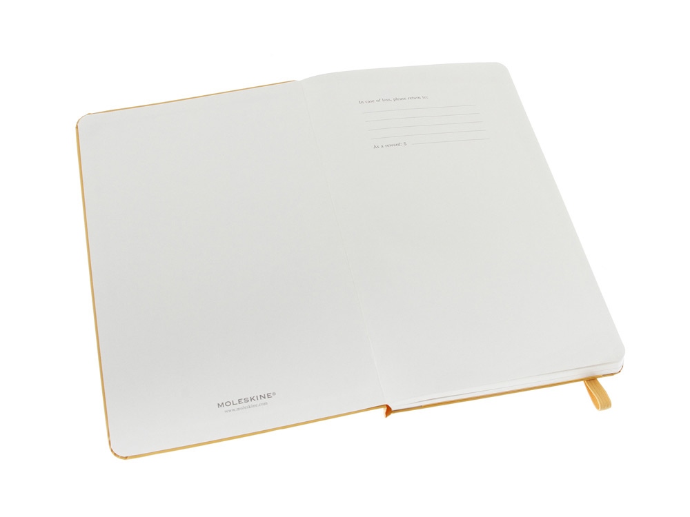 Записная книжка Moleskine Classic (в линейку) в твердой обложке, Large (13х21см), оранжевый-1