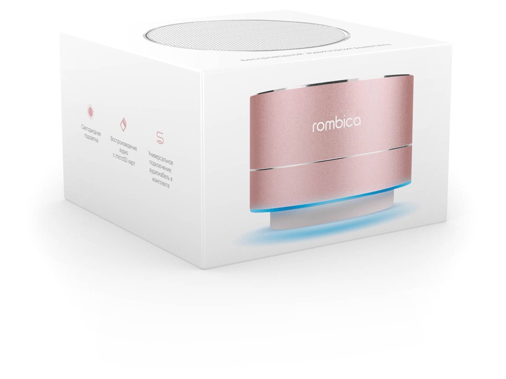Портативная акустика Rombica Mysound BT-03 3C, розовый-4