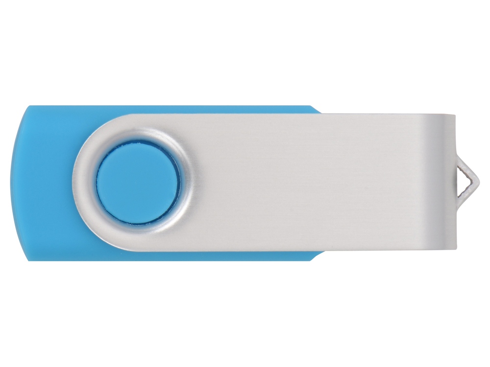 Флеш-карта USB 2.0 16 ГБ Квебек, голубой-2