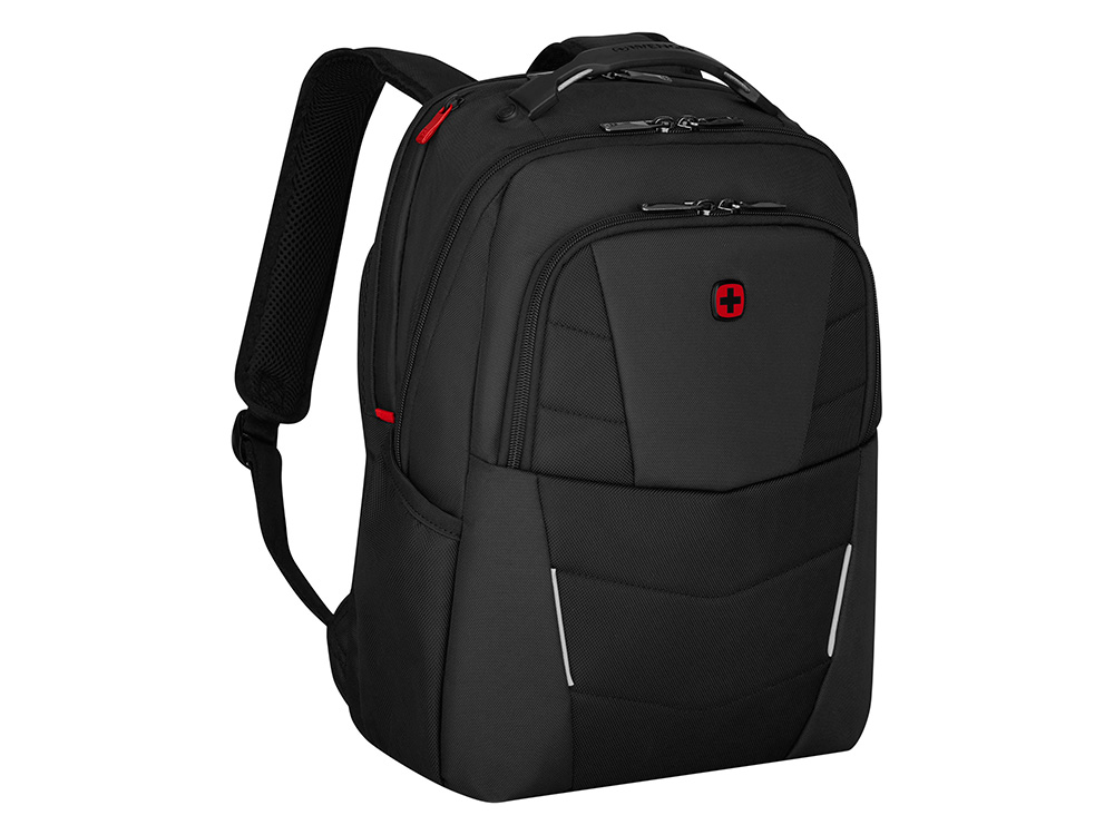 Рюкзак WENGER ALTAIR 15.6, черный, переработанный ПЭТ/Полиэстер, 32х21х44 см, 22 л.-2
