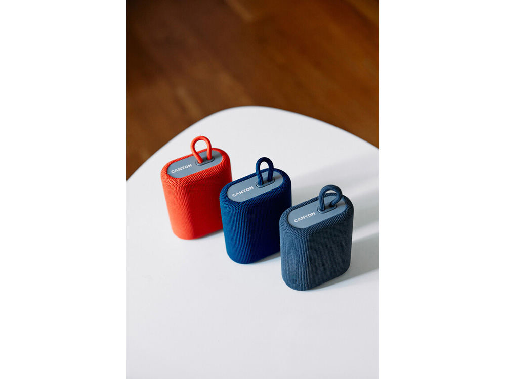 Портативная беспроводная колонка Canyon BSP-4, 5W, 1200mAh, красная-4