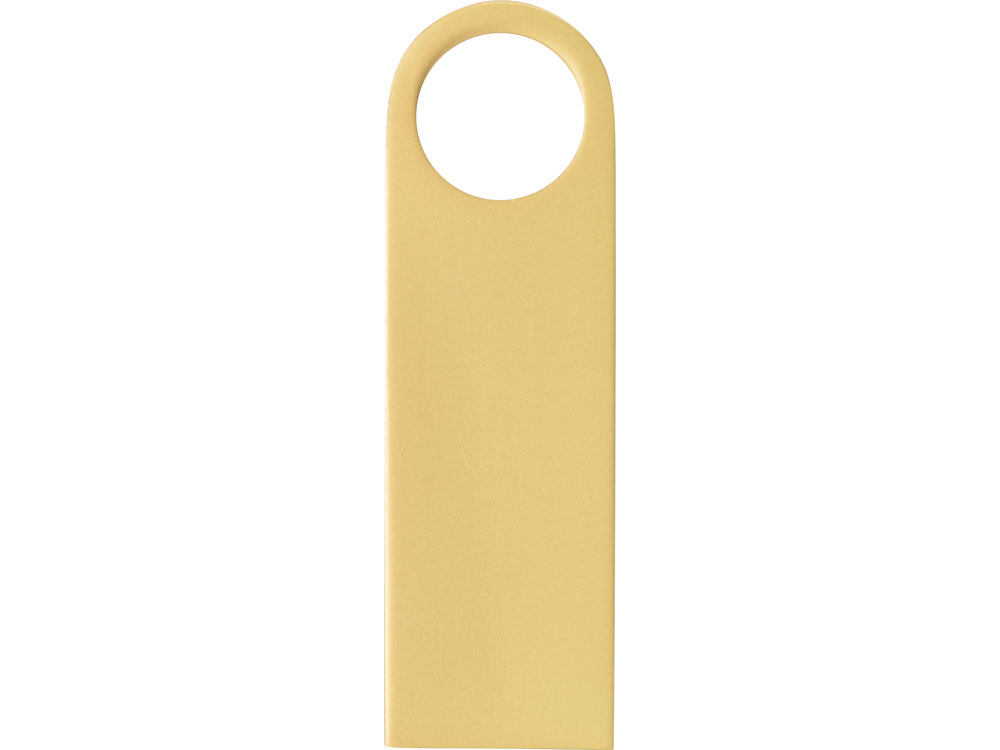 USB 2.0-флешка на 32 Гб с мини чипом и круглым отверстием, золотистыйй-2