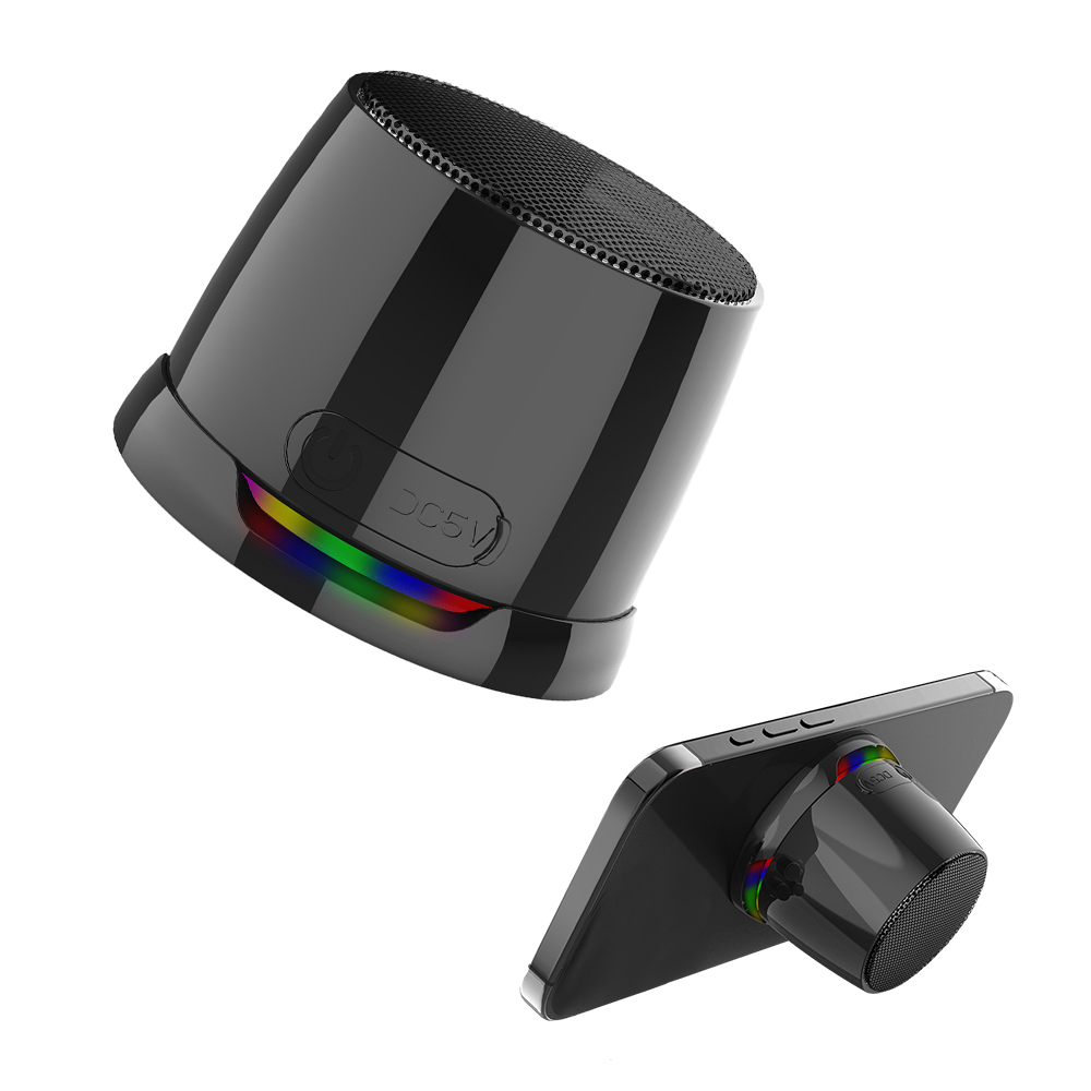 Магнитная беспроводная Bluetooth колонка-подставка Wave 5W, Черный-2