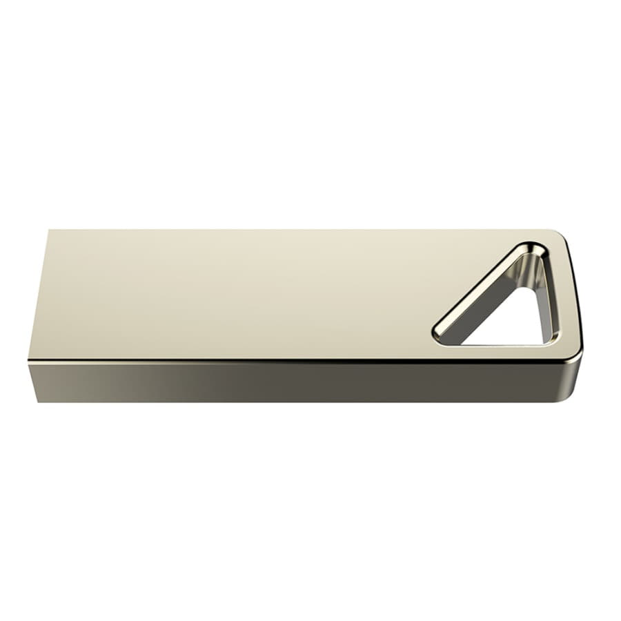 USB flash-карта SPLIT, 8Гб, сплав цинка, USB 2.0 UDP, золотистый-1