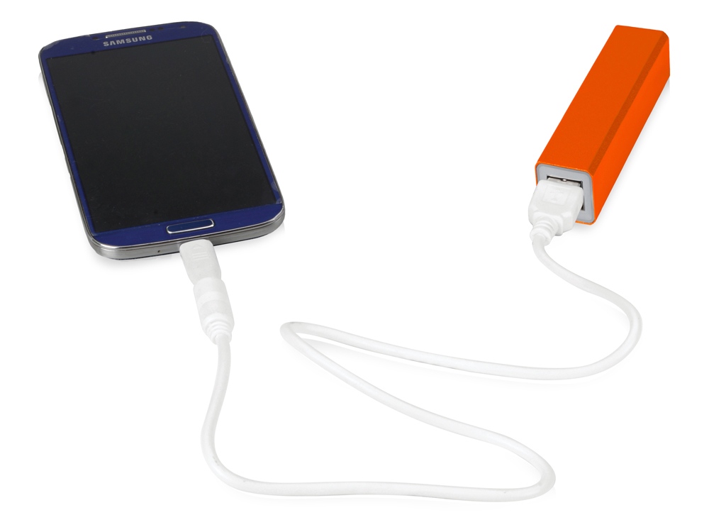 Портативное зарядное устройство Брадуэлл, 2200 mAh, оранжевый-1