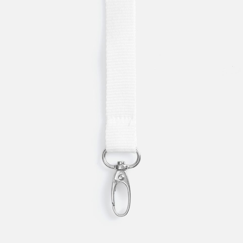 Лента для бейджа Pin, белая-2