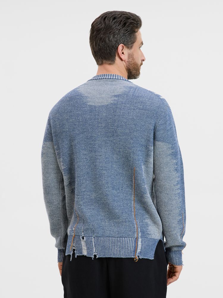 Джемпер Denim на заказ, полушерсть-5