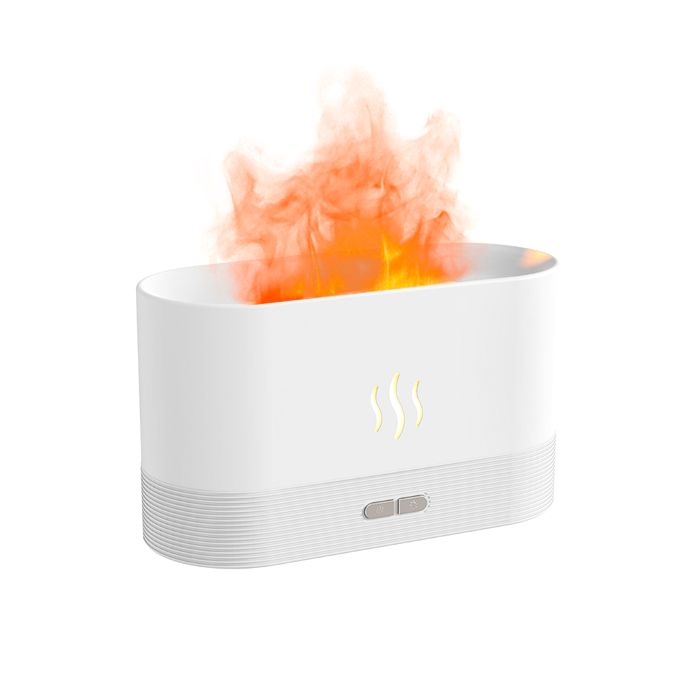 Светодиодный USB увлажнитель-ароматизатор Flame, Белый-0