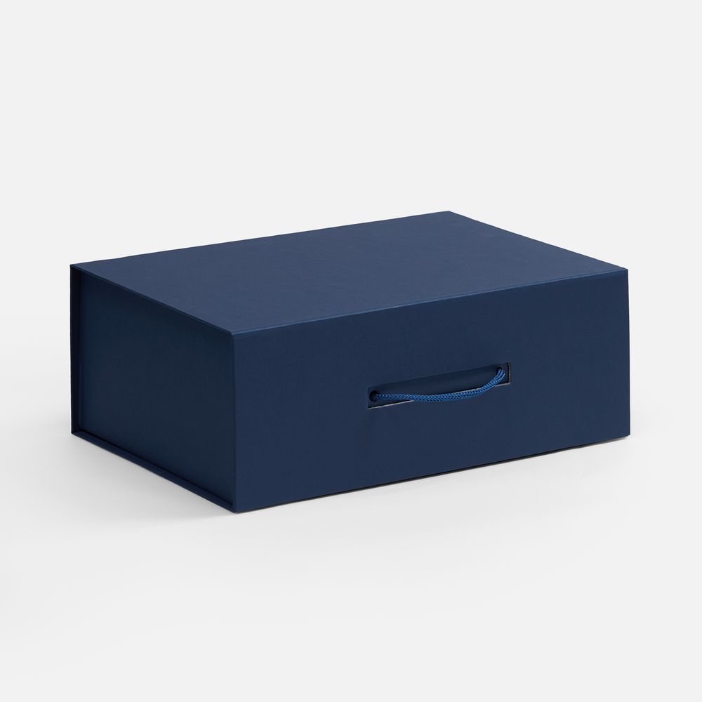 Коробка складная New Case Fold, темно-синяя-0