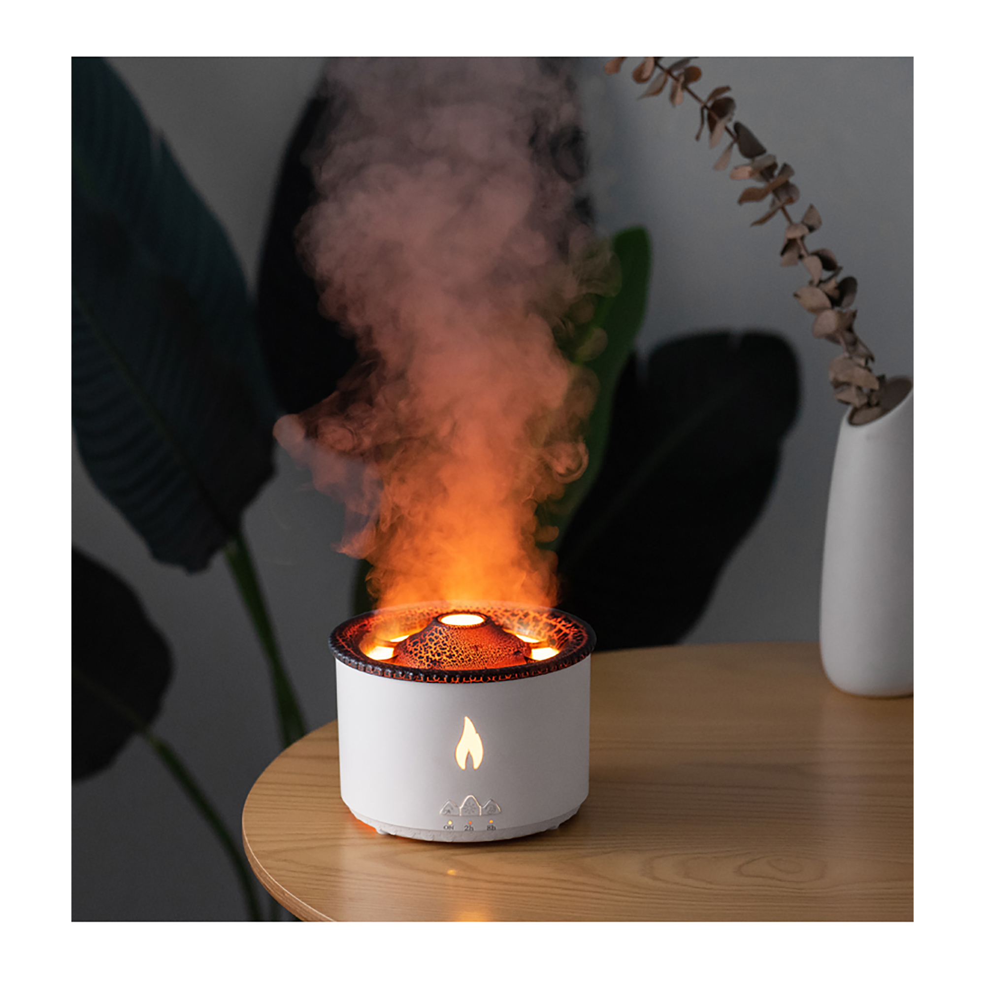 Увлажнитель воздуха "Smart Volcano"с пультом ДУ,  функцией ароматерапии и интерьерной подсветкой-6