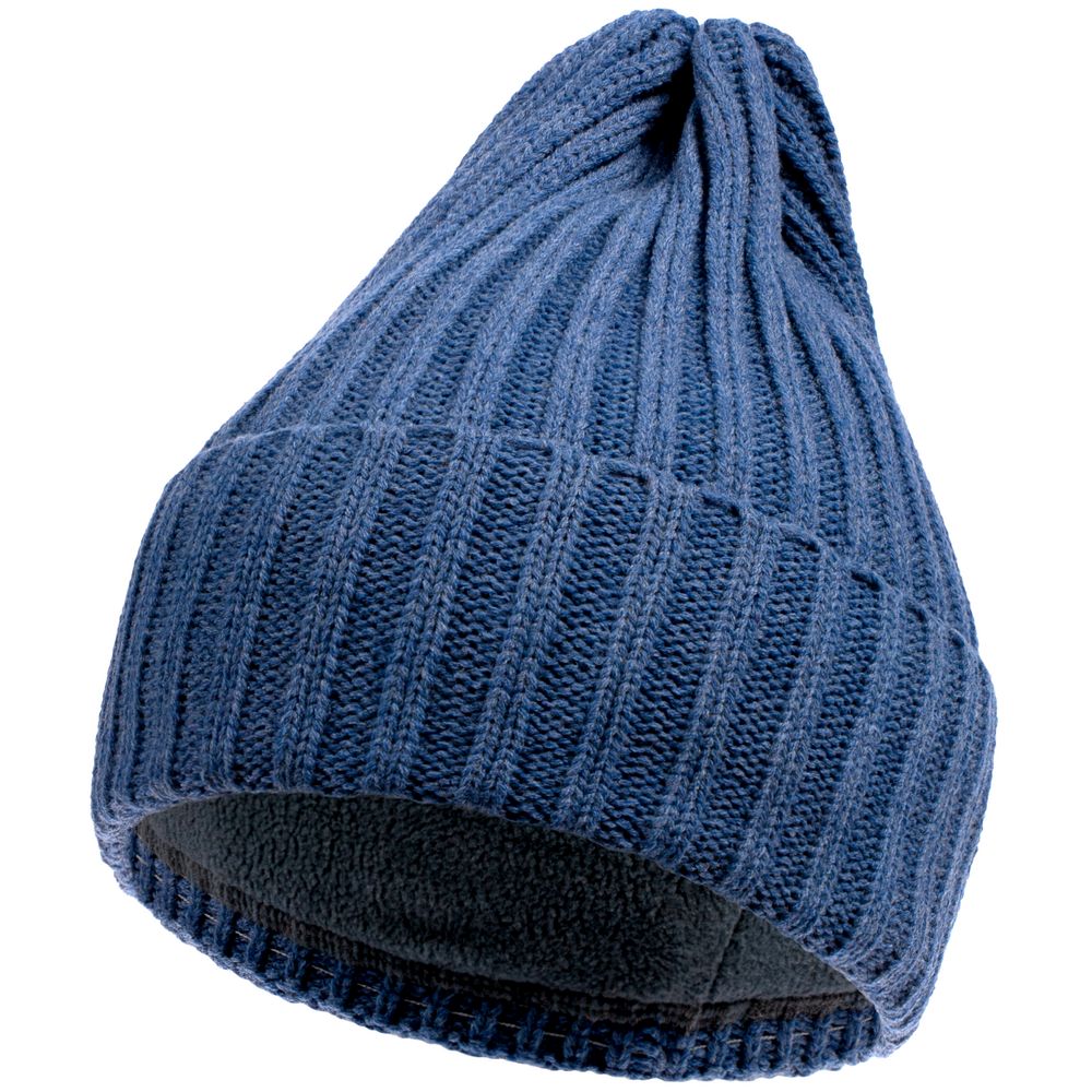 Шапка Norfold, синий меланж (джинс)-1