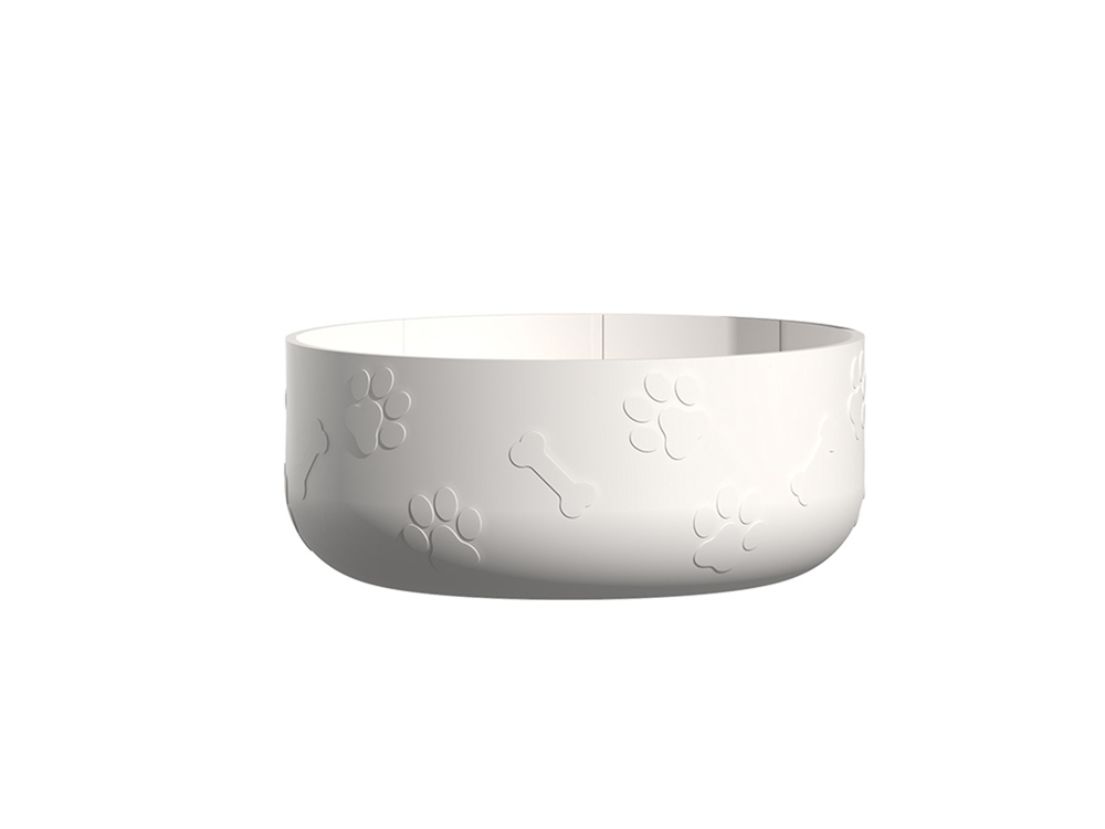 Бутылка для воды 2-в-1 Dog Bowl Bottle со съемной миской для питомцев, 1500 мл, белый-3
