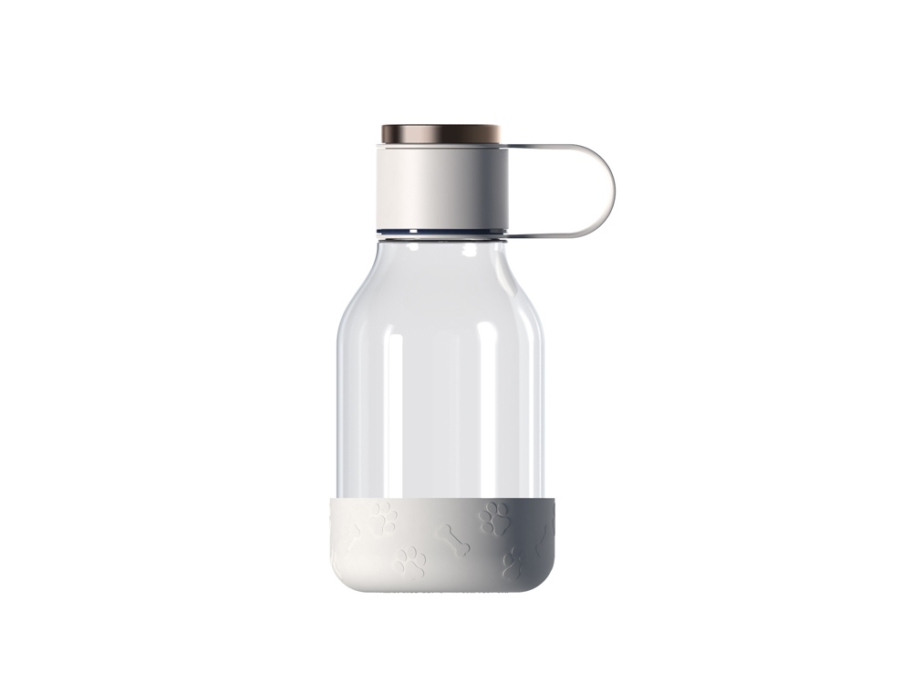 Бутылка для воды 2-в-1 Dog Bowl Bottle со съемной миской для питомцев, 1500 мл, белый-1