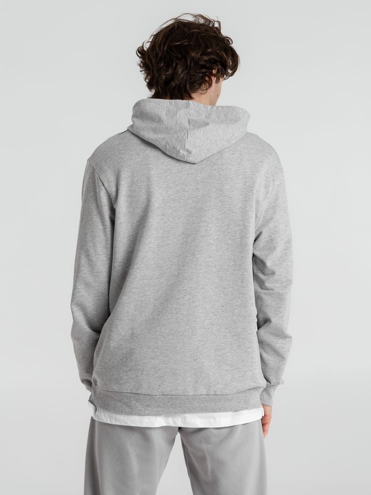 Толстовка с капюшоном унисекс Hoodie, серый меланж-7