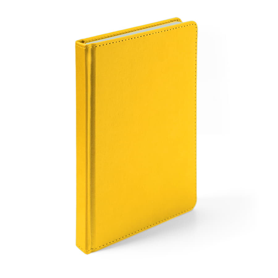 Ежедневник недатированный Campbell, формат А5,  в линейку, желтый-7