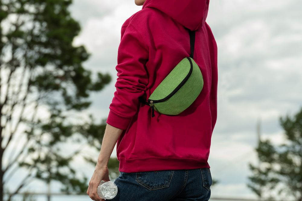 Поясная сумка Handy Dandy, зеленая-3