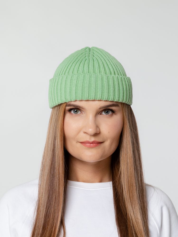 Шапка Hipsta, зеленая (мятная)-3