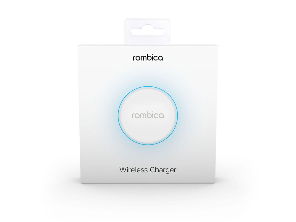 Беспроводное зарядное устройство Rombica  NEO Core Quick c быстрой зарядкой, белый (с лого)-3