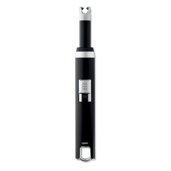 Большая USB зажигалка, черный-12