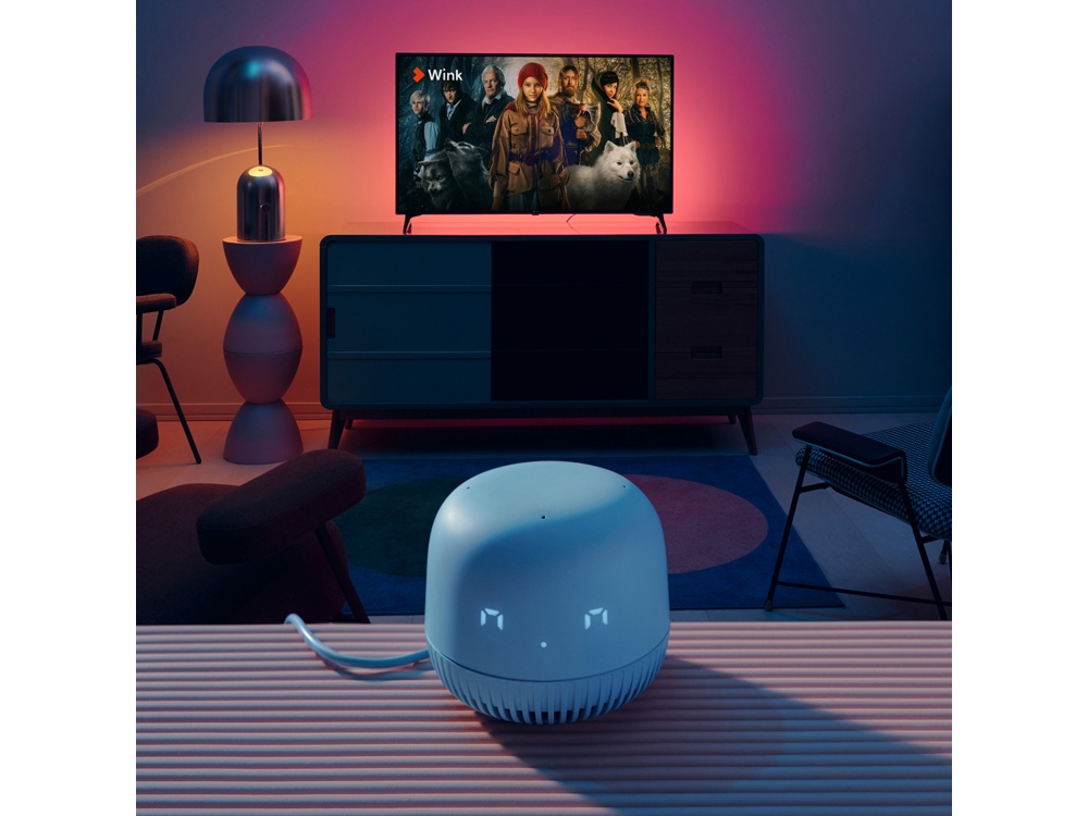 VK Капсула нео с голосовым помощником Марусей, синий-5