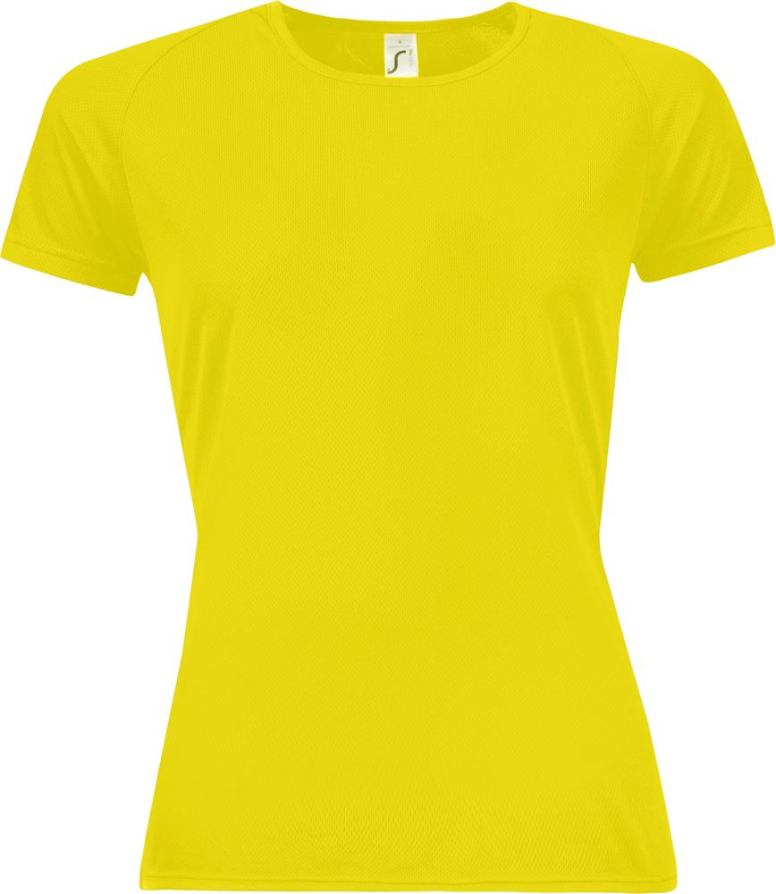 Футболка женская Sporty Women 140, желтый неон-1