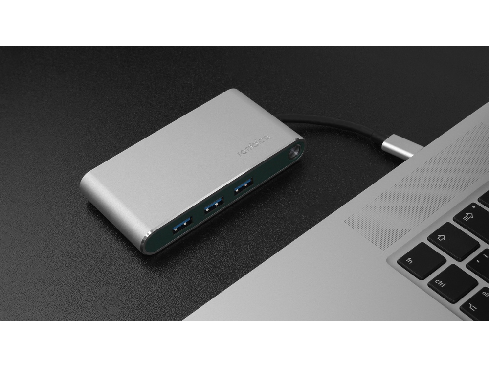 Хаб USB Rombica Type-C Hermes Green-11