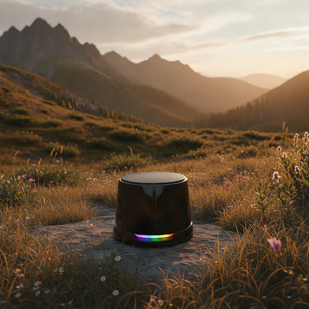 Магнитная беспроводная Bluetooth колонка-подставка Wave 5W, Черный-6