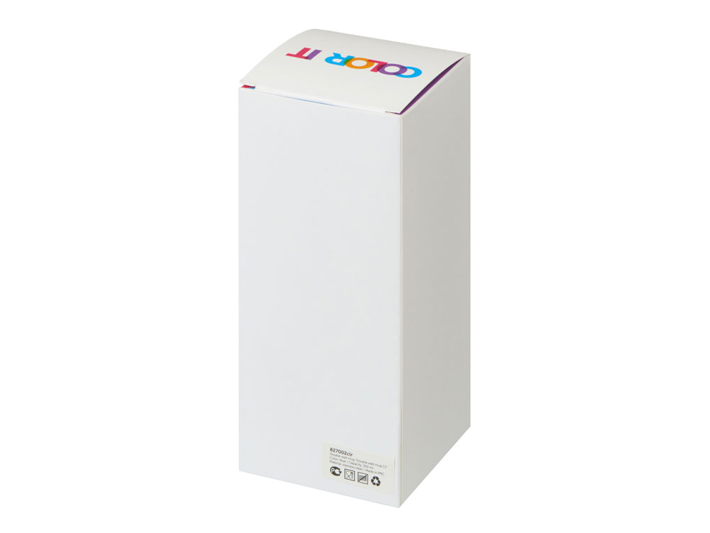 Термокружка Double wall mug C1, soft touch, 350 мл, синий-3