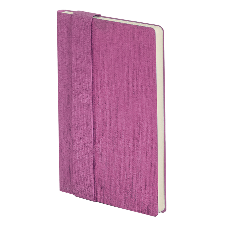 Бизнес-блокнот А5  "Provence", розовый , мягкая обложка, в клетку, розовый-0
