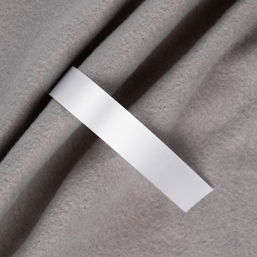 Лента сатиновая Satin 20 XL, белая, 160 см-1