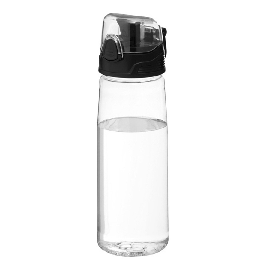 Бутылка для воды FLASK, 800 мл, прозрачный-0