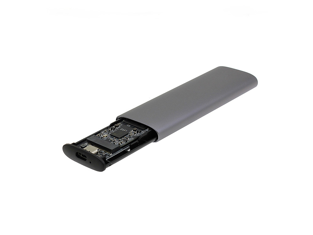 Внешний портативный SSD диск 2,5 1Тб TypeC, серебристый-2