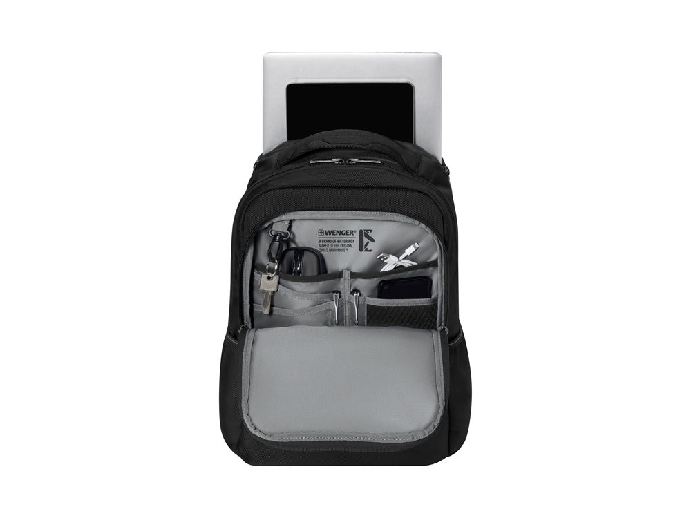 Рюкзак WENGER XE Resist 16, черный, переработанный ПЭТ/Полиэстер, 30х20х44 см, 23 л.-5
