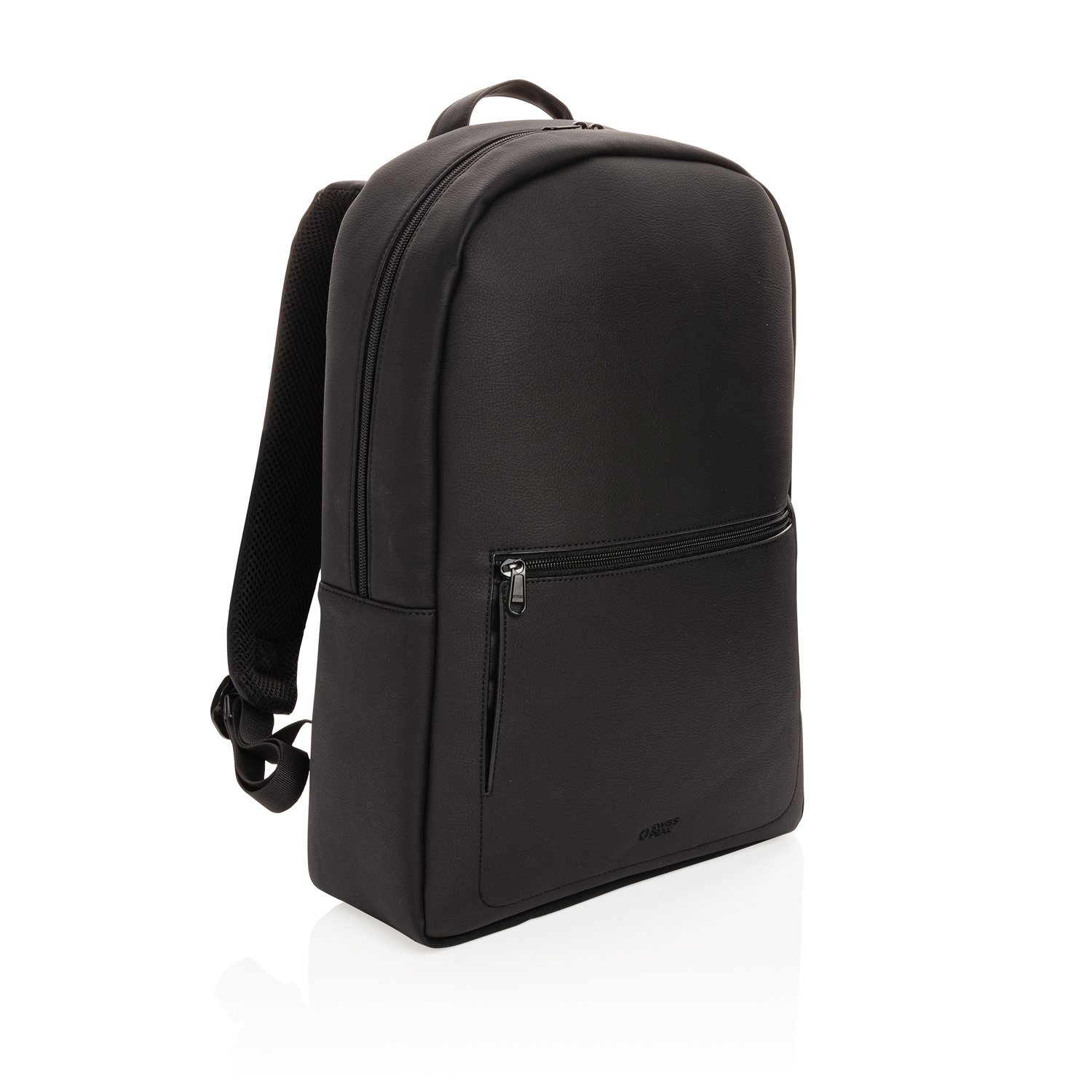 Рюкзак для ноутбука Swiss Peak Deluxe из экокожи (без ПВХ)-0