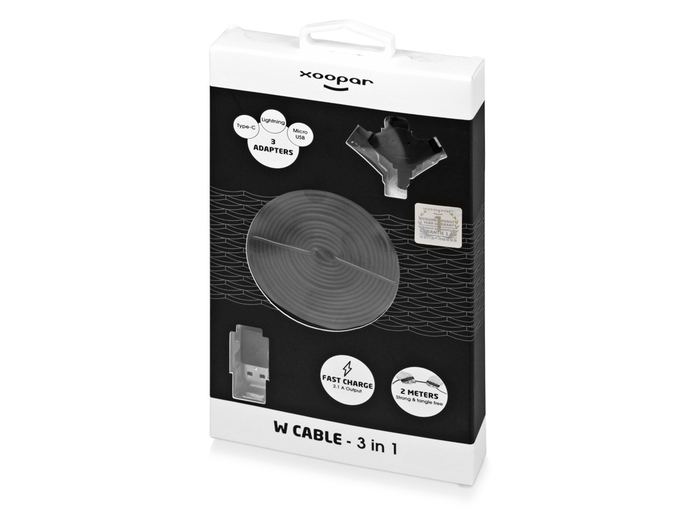 USB-переходник XOOPAR W CABLE 3 в 1-2